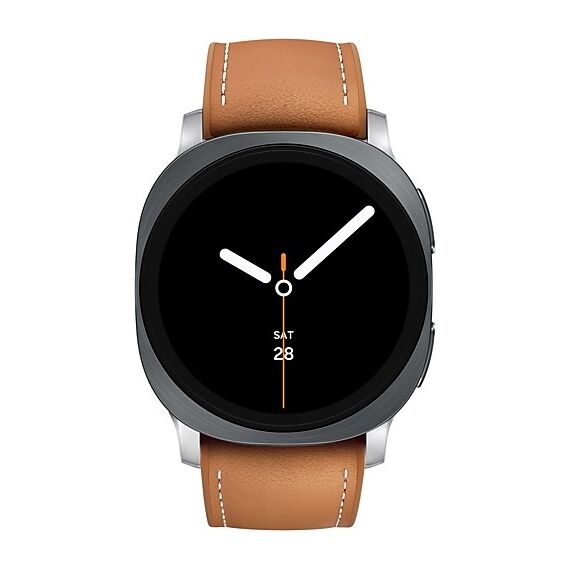 Galaxy Watch 8 | 44 мм | Graphite | Hybrid/Camel | S/M/L, Тип ремешка : Hybrid, Размер корпуса : 44 мм, Цвет: Graphite, Цвет ремешка: Camel, Размер ремешка : S/M/L, Подключение часов : Bluetooth / Wi-Fi, изображение 3